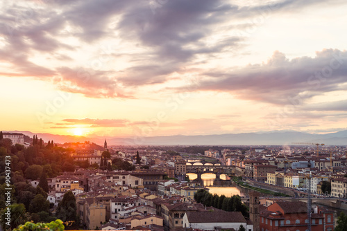 Landscape of the city of Florence © stockme