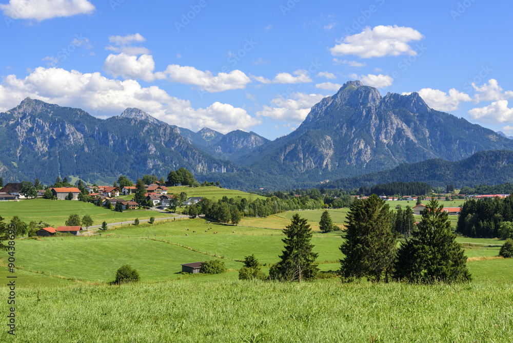 schöne Landschaft im Allgäu