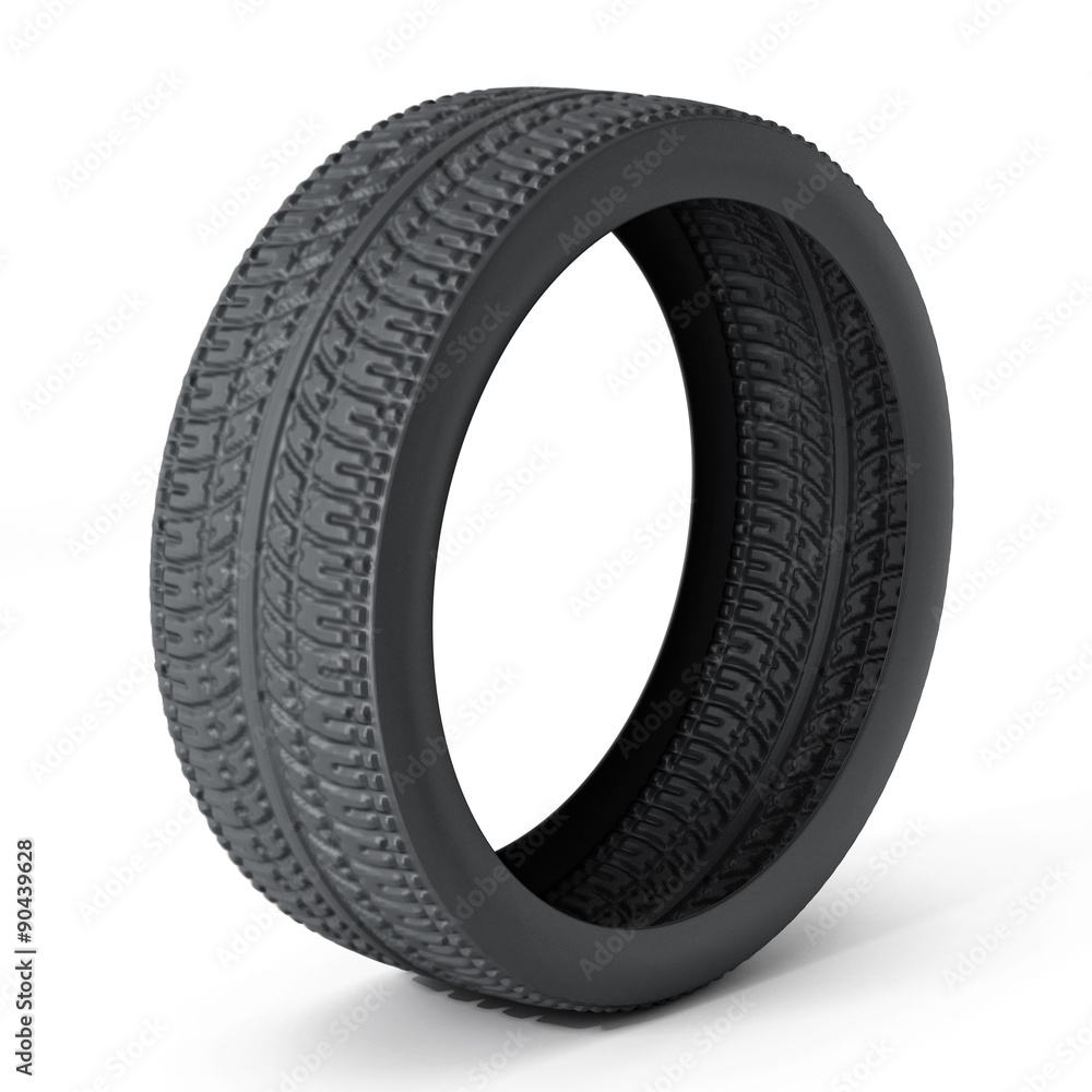 Isolated Tyre