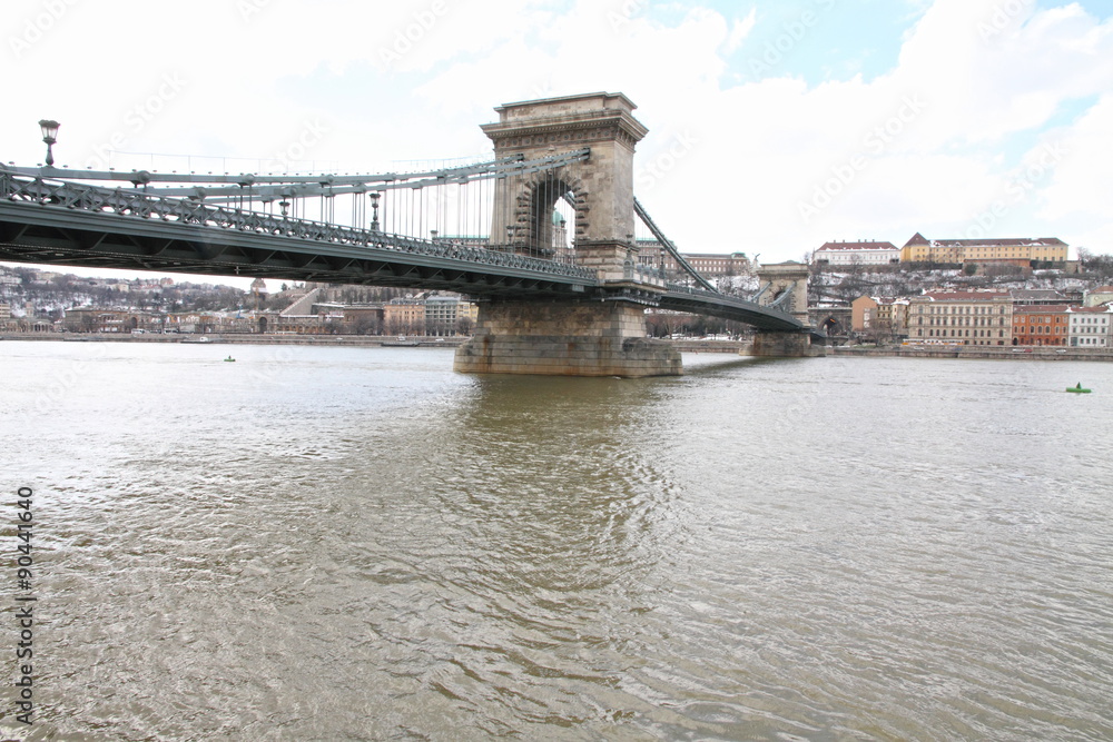 Obraz premium A landscape of Budapest