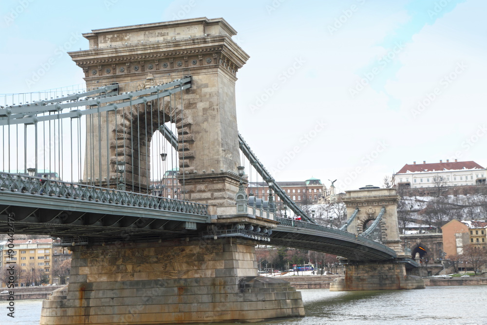 Obraz premium A landscape of Budapest