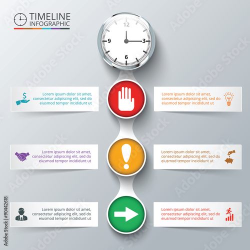Vector elements for infographic.