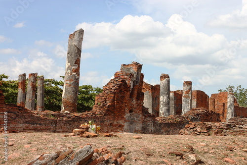 Wat Phra Si Sanphet. Ayutthaya historical park, Thailand.  photo