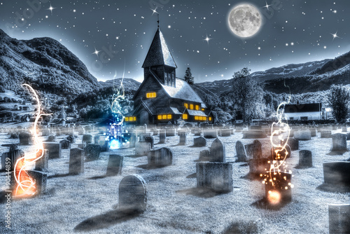 Night Cemetery