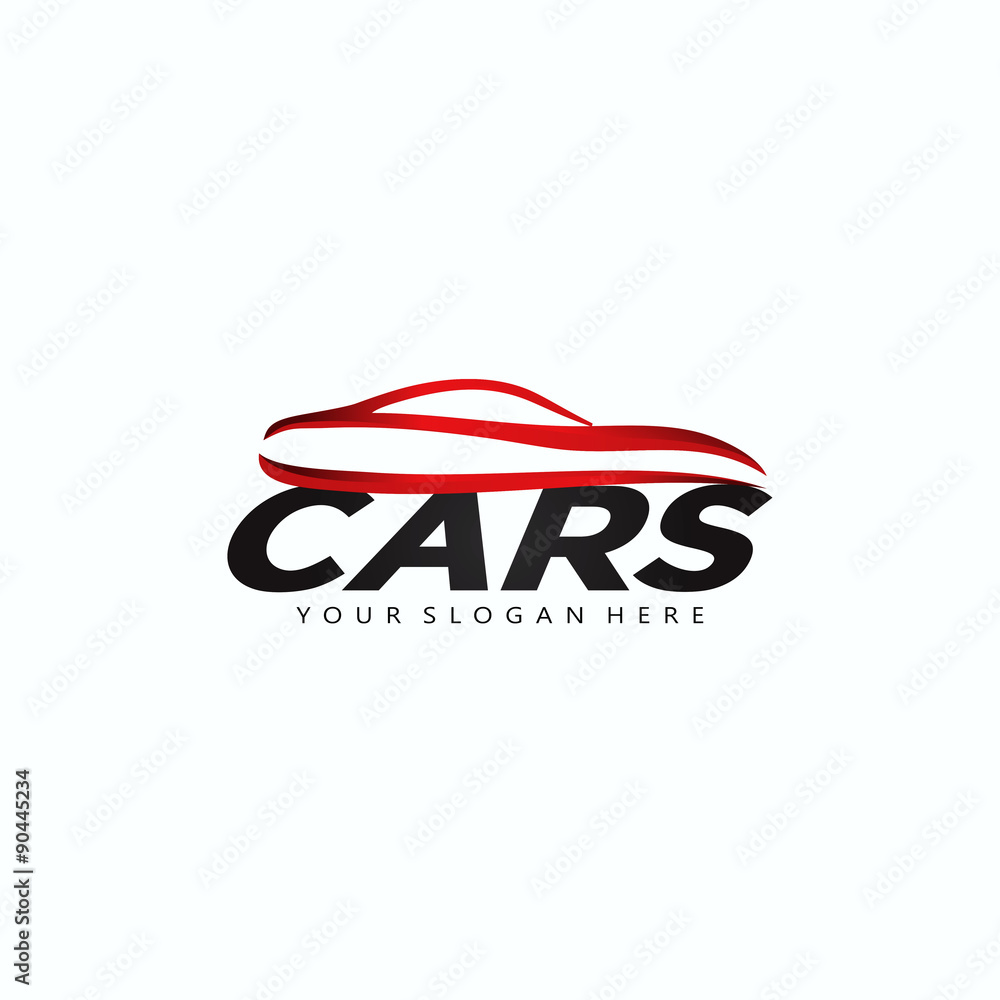 Car Line Simple Elegant Logo Icon Design Car Line Simple Elegant Logo Icon Design