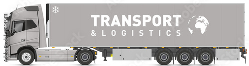 Camion + remorque frigorifique couleur V2