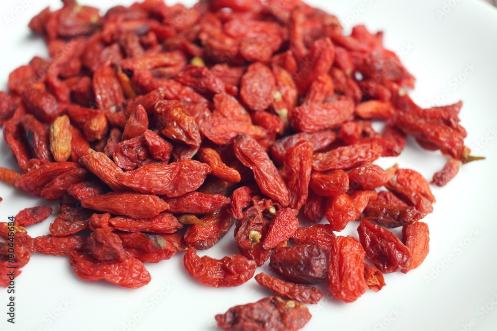 Red dried goji berries Red dried goji berries