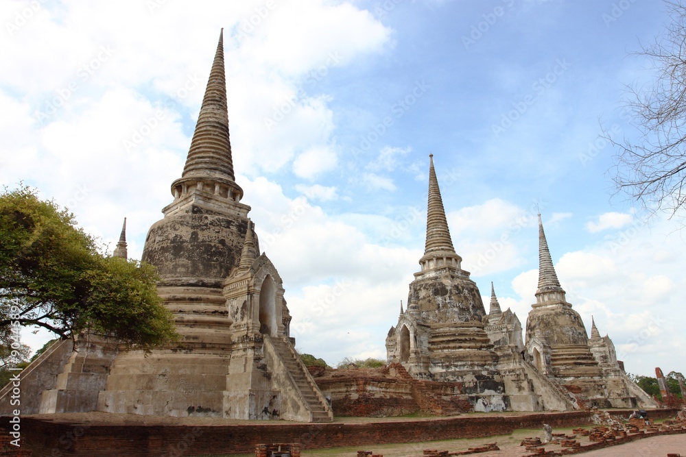 Wat Phra Si Sanphet. Ayutthaya historical park, Thailand Wat Phra Si Sanphet. Ayutthaya historical park, Thailand