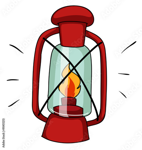 Simple design of camping lamp