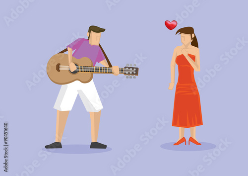 Playing Music on Guitar to Girlfriend