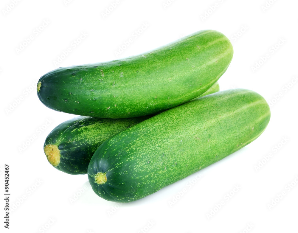 Cucumber isolated over white background. Cucumber isolated over white background.