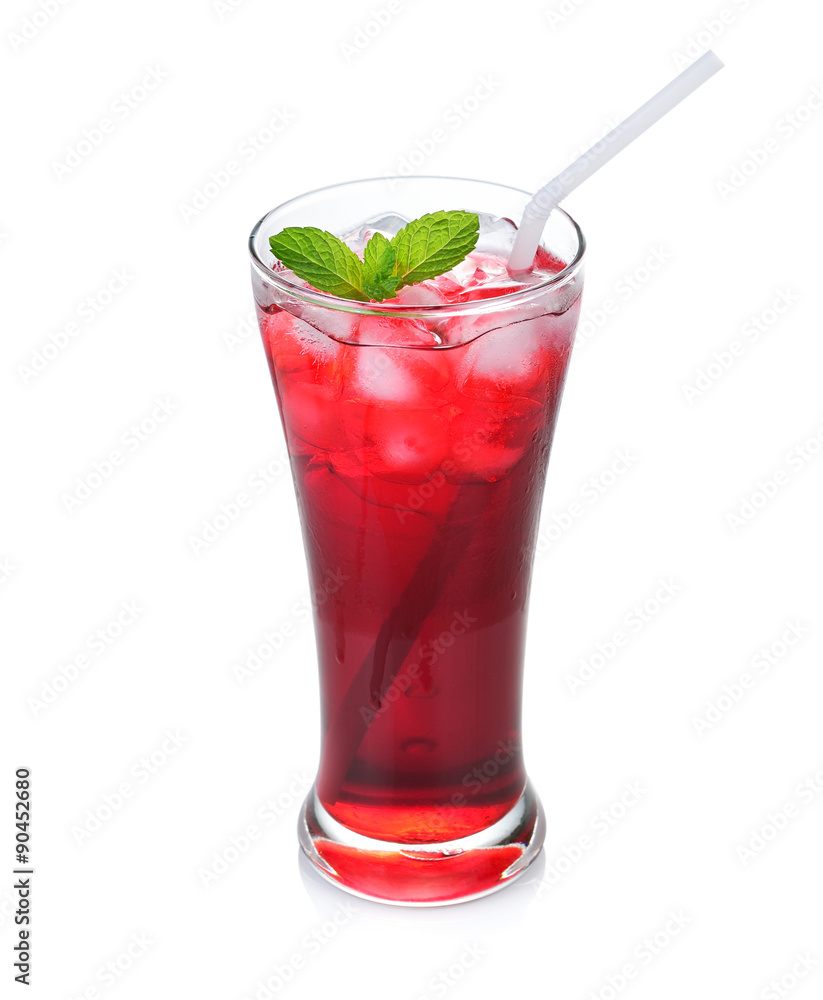 Traditional thai drink,Iced roselle juice. Traditional thai drink,Iced roselle juice.