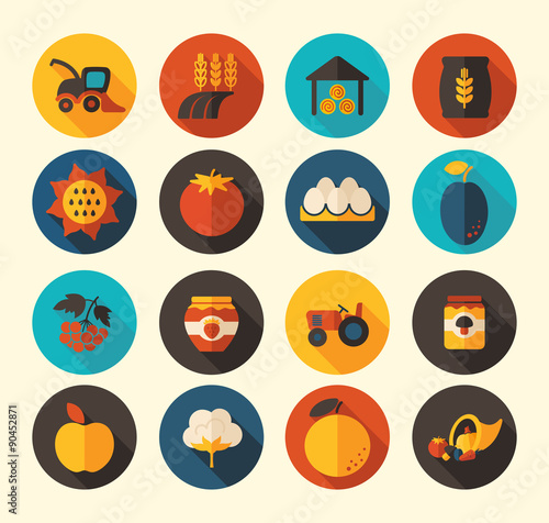 Autumn Harvest Thanksgiving flat icon