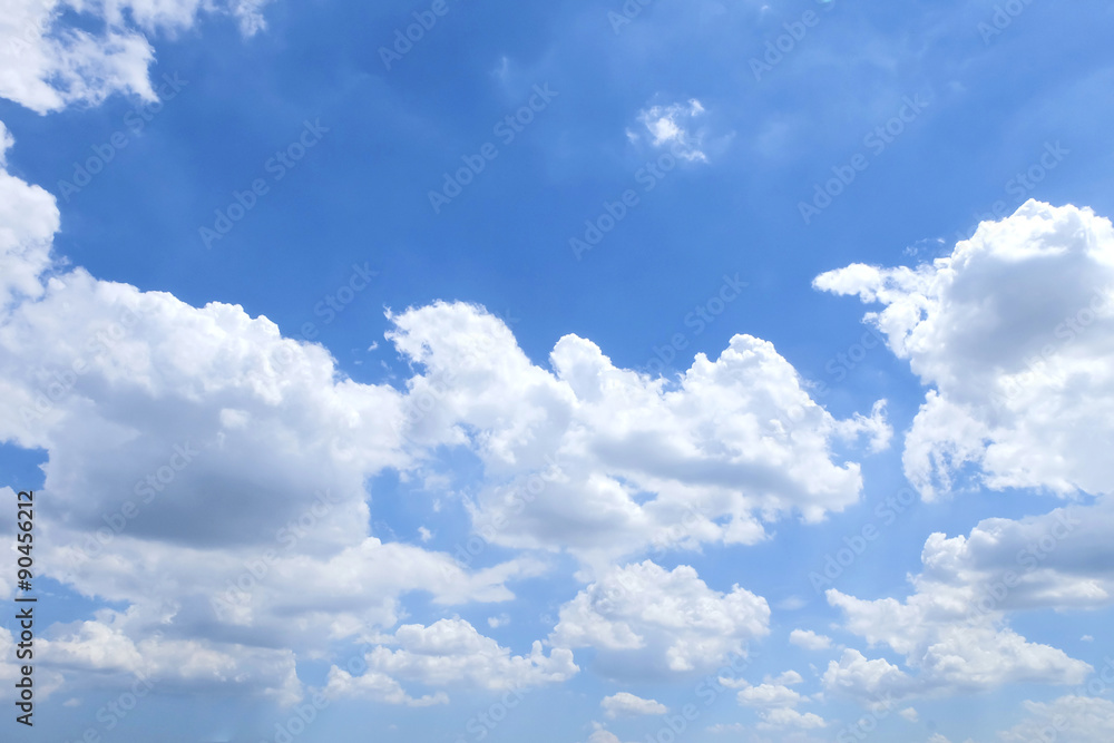 Fototapeta premium Blue sky with clouds