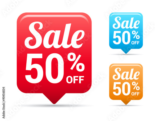 Sale 50% Off Tags