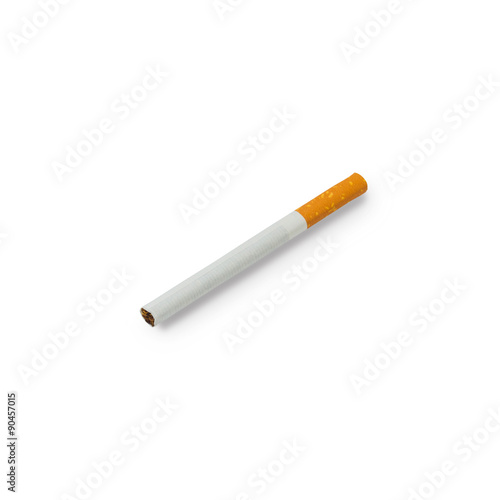 Cigarette isolated on a white background with clipping path