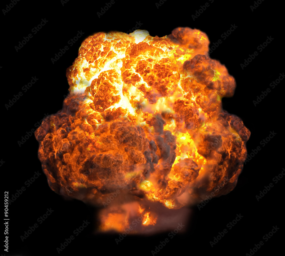 explosion in dark explosion in dark