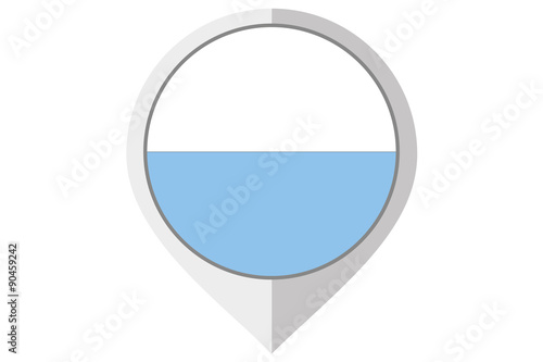 Flag Illustration inside a pointed of the country of San Marino Free Download Flag Illustration inside a pointed of the country of San Marino - GFXLoad