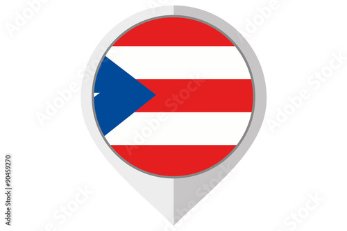 Flag Illustration inside a pointed of the country of Puerto Rico Free Download Flag Illustration inside a pointed of the country of Puerto Rico - GFXLoad