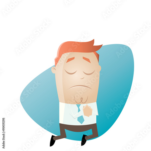 business mann beten gebet