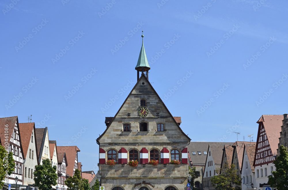 Altes Rathaus, Lauf a.d. Pegnitz Stock-Foto | Adobe Stock