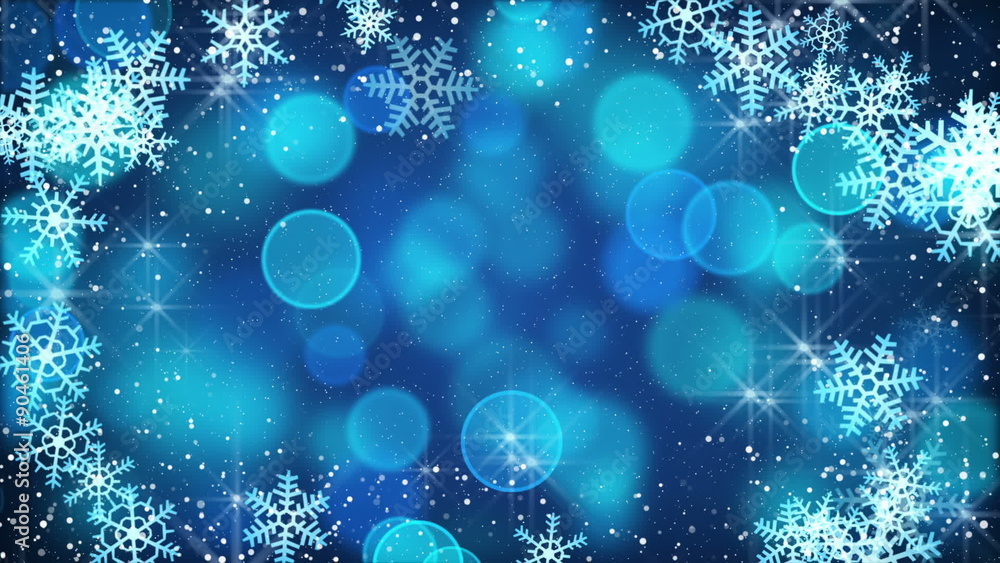 blue snowflakes and blinking stars loopable background
blue snowflakes and blinking stars loopable background