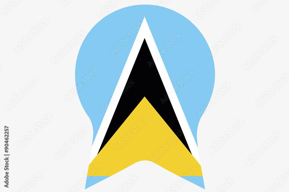 _Flags(Base)3 Saint Lucia _Flags(Base)3 Saint Lucia