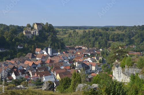Stadtansicht mit Burg Pottenstein