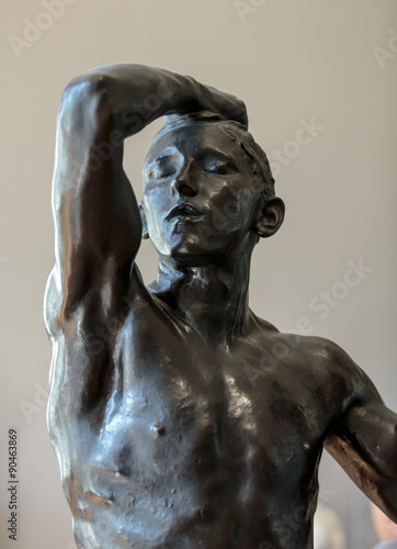 Statue in Rodin Museum in Paris
