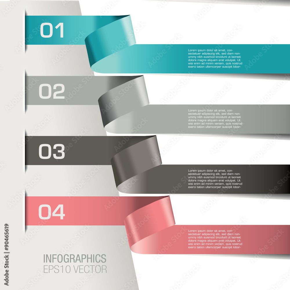 Modern Infographic Banners vector background illustration Modern Infographic Banners vector background illustration