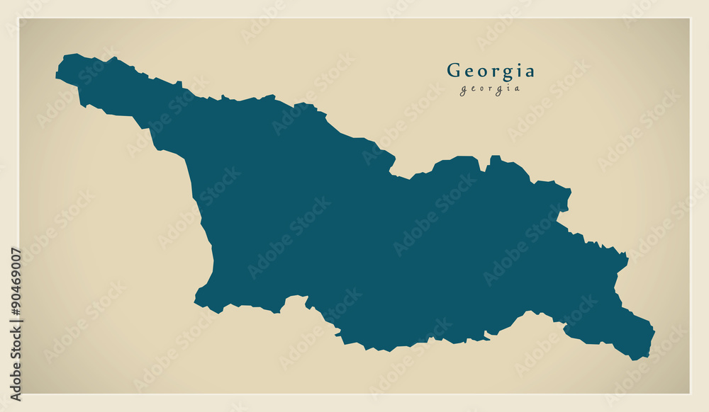 Modern Map - Georgia GE