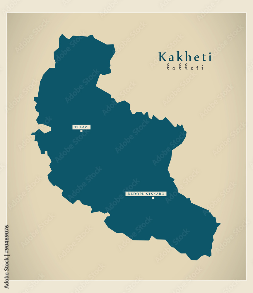 Modern Map - Kakheti GE