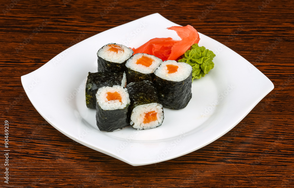 Salmon maki Salmon maki