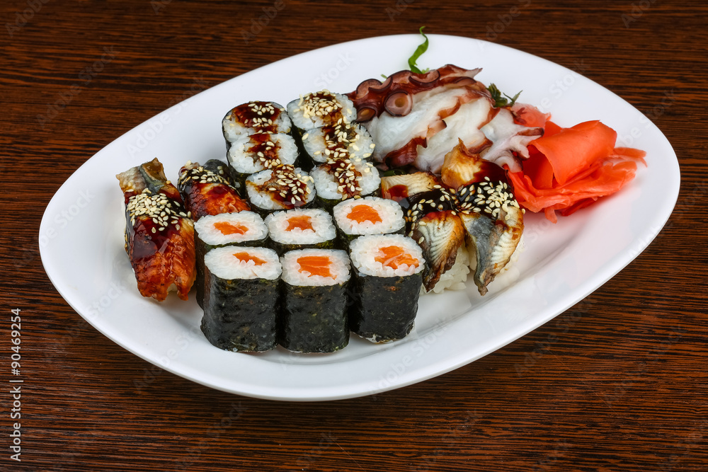 Sushi and roll set Sushi and roll set