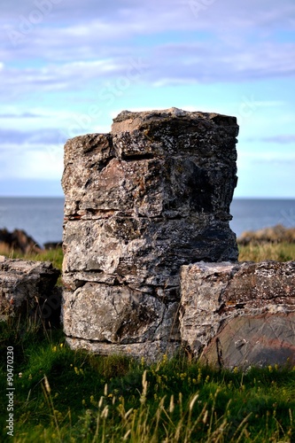 Old ruin on the cliff edge