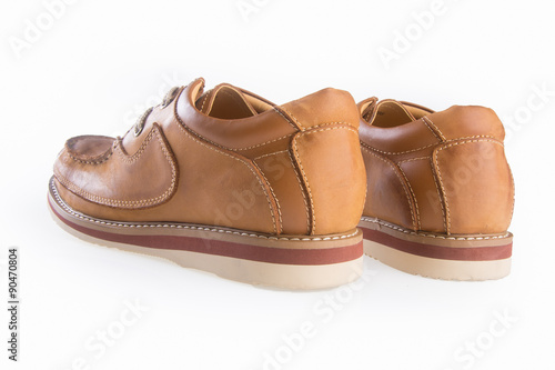 shoe. men's fashion shoe on a background © heinteh