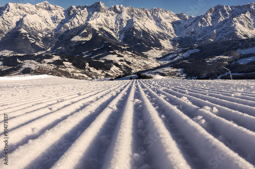 Perfect ski slope