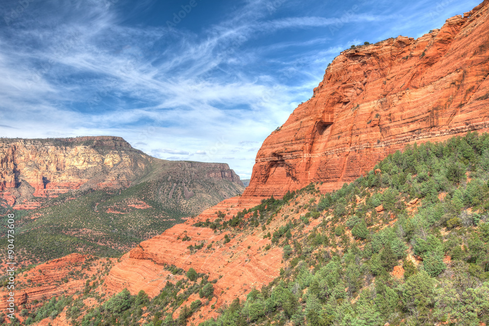 Outside of Sedona, Arizona, in the Schnebly Hill area, are miles and miles of spectacular desert hiking.