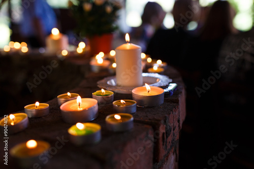 Valokuva Flaming candles