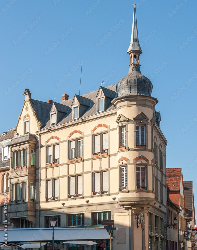 corner house in Colmar