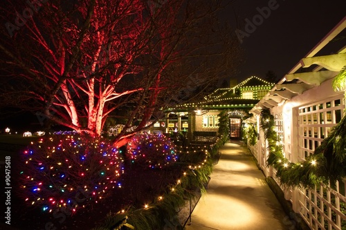 Christmas Eve in  Butchart Gardens photo