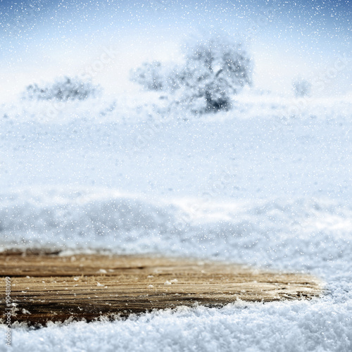 desk of snow  © magdal3na