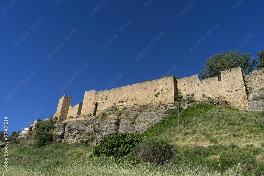 Antiguas murallas del municipio de Ronda en la provincia de Málaga