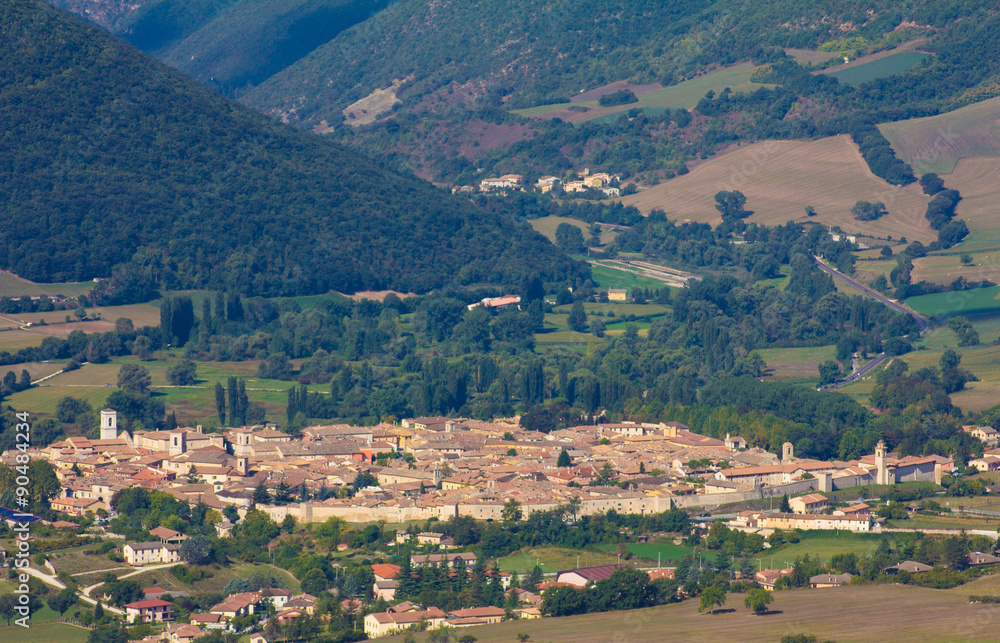 Obraz premium Panoramiczny obraz Norcia