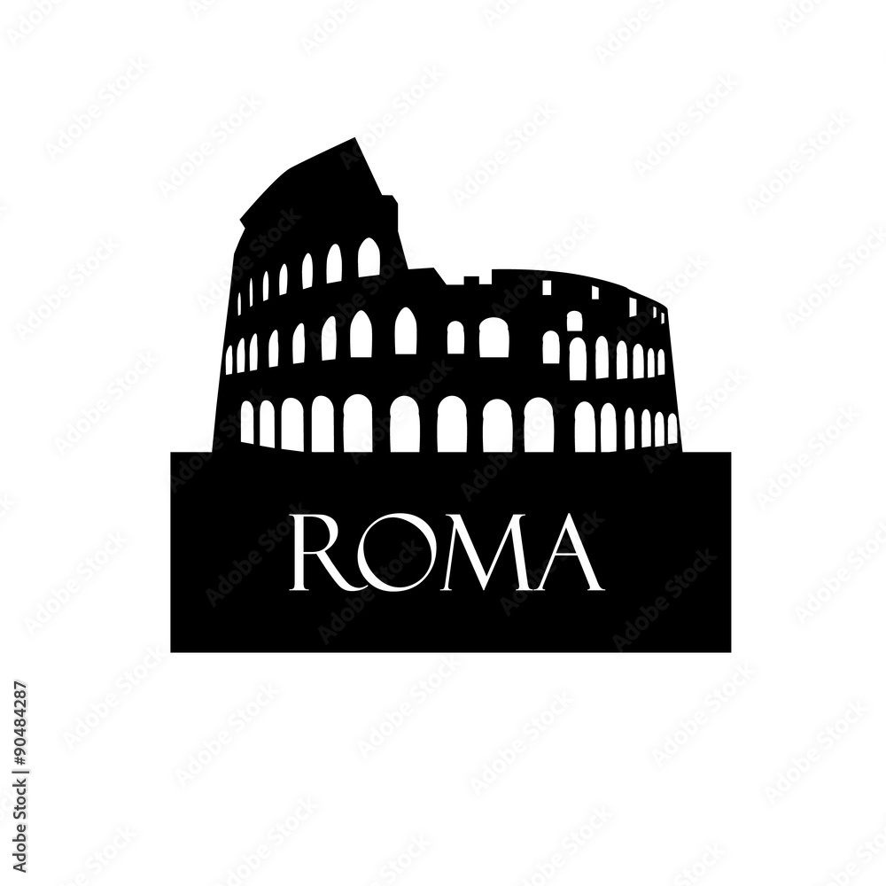 Rome Colosseum icon