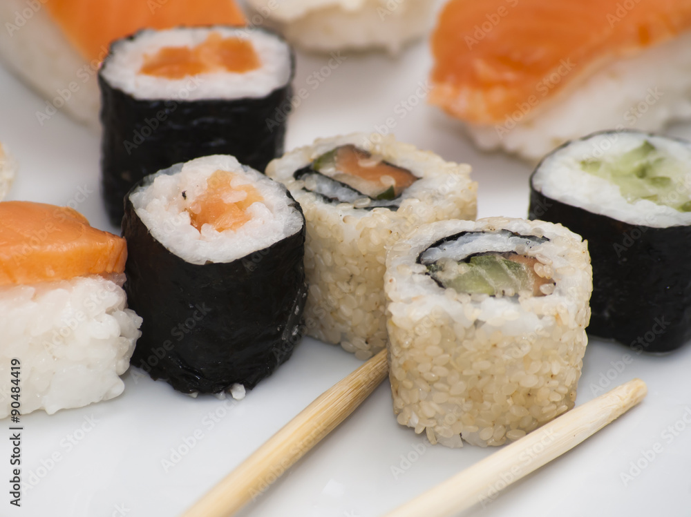 Tasty Japanese sushi set Tasty Japanese sushi set