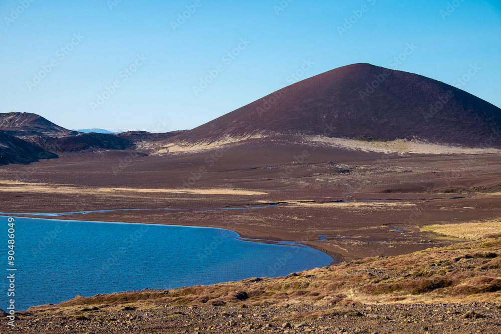 Fototapeta premium Volcanic landscape at the Snaefellsnes peninsula in Iceland