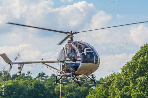 Fototapeta Lot widokowy helikopterem