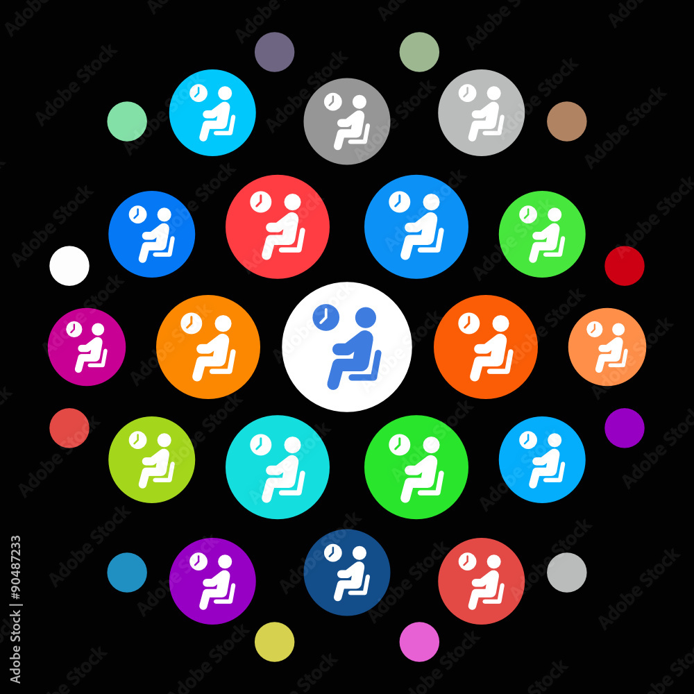Naklejka premium Modern App Button