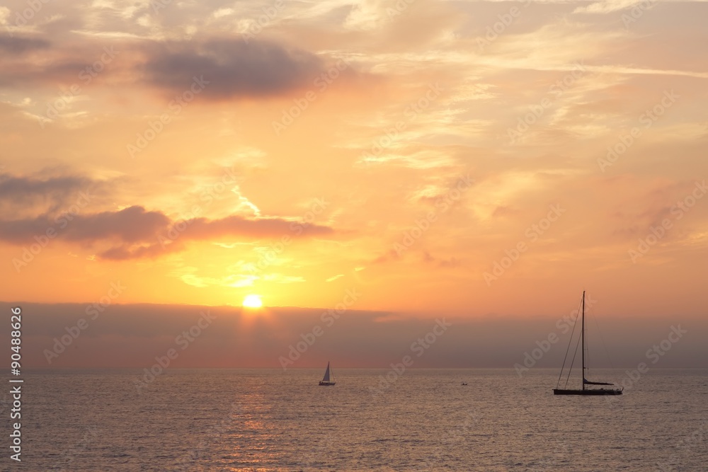 Sunrise in Antibes